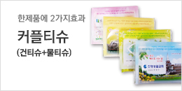 커플티슈(건티슈+물티슈) 